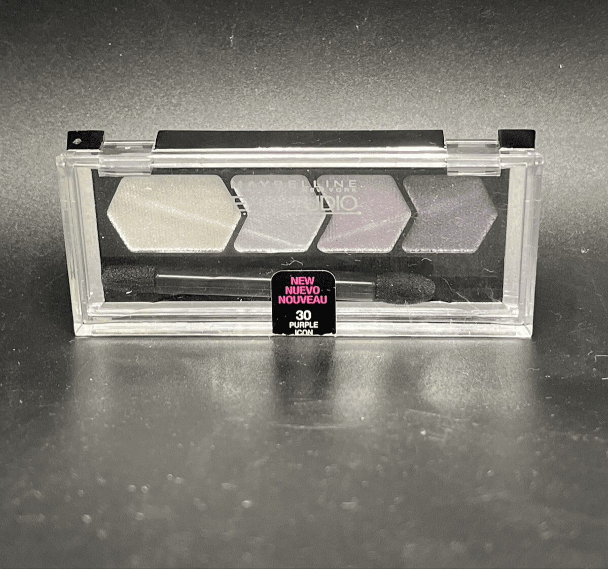 Maybelline EyeStudio Color Plush Silk Eye Shadow Quad Palette, Purple Icon