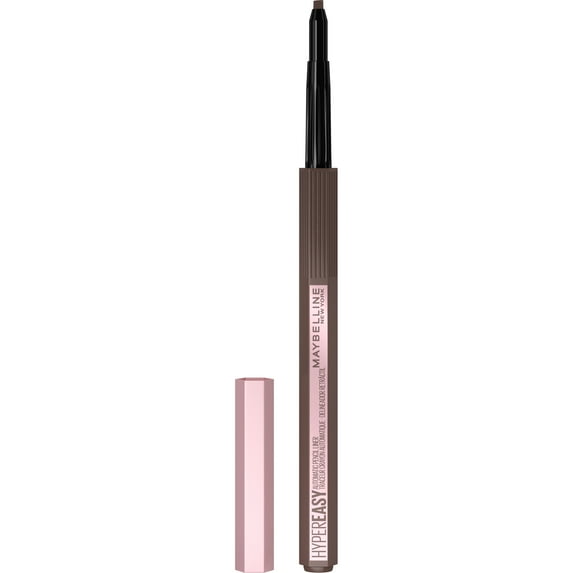 Maybelline EyeStudio Hyper Easy No Slip Pencil Eyeliner Makeup, Medium Brown