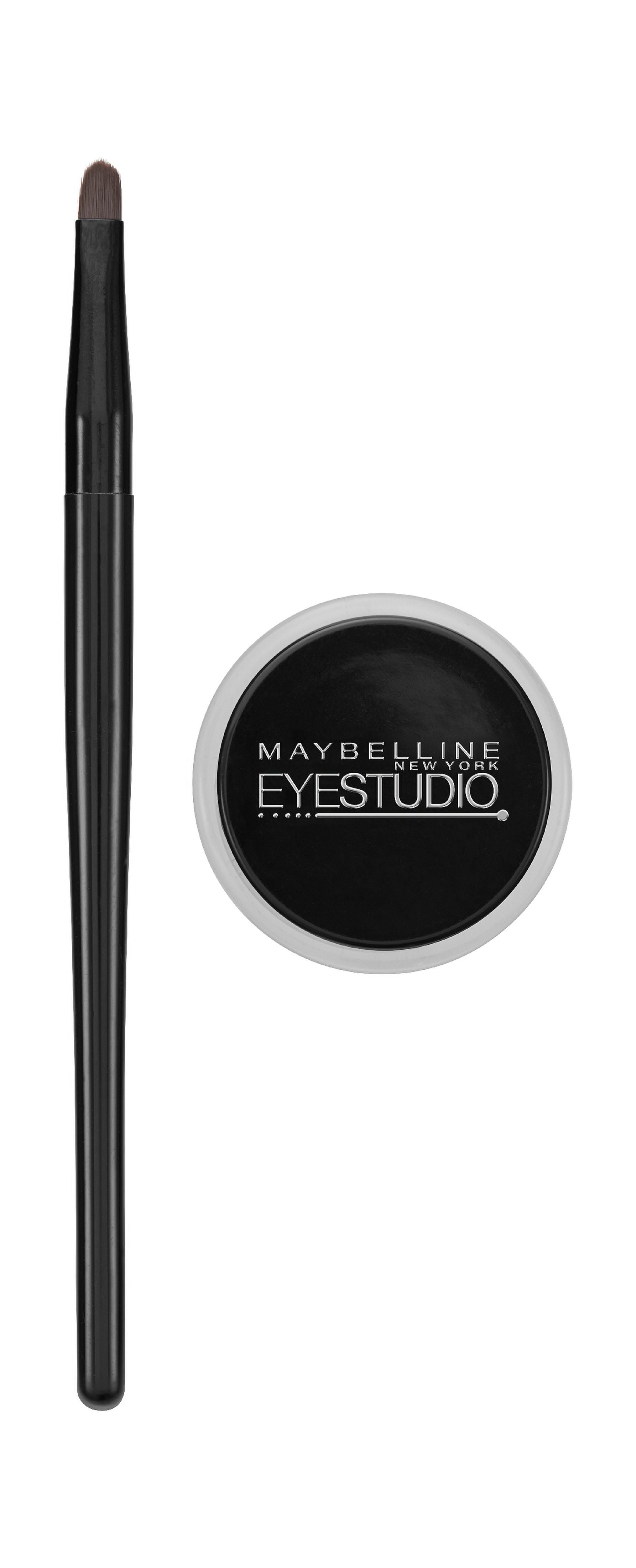 Maybelline EyeStudio Lasting Drama Gel Liner, Blackest Black