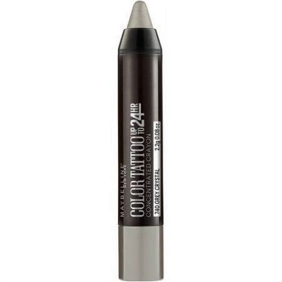Maybelline Eyestudio ColorTattoo Concentrated Crayon, Grey Crystal, 0.08 Oz