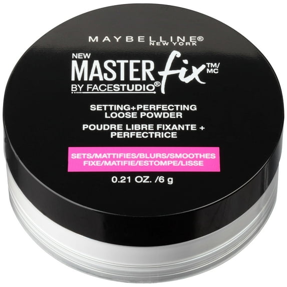 Maybelline Facestudio Lasting Fix Setting Powder, Translucent, 0.21 oz.