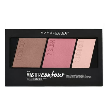 Maybelline Facestudio Master Face Contouring Palette, Light to Medium, 0.35 oz