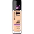 thumbnail image 1 of Maybelline Fit Me Dewy + Smooth Liquid Foundation Makeup with SPF 18, Classic Ivory, 1 fl. oz., 1 of 7