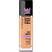 Maybelline Fit Me Dewy and Smooth Liquid Foundation, SPF 18, 310 Sun Beige, 1 fl oz