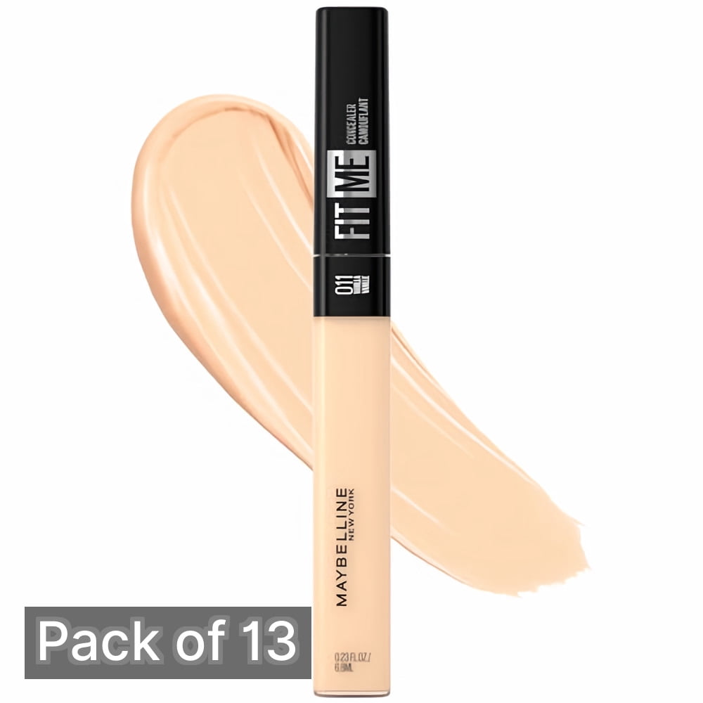 Maybelline Fit Me Liquid Concealer, 011-Vanilla (Pack of 13)
