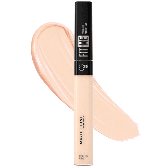 Maybelline Fit Me Liquid Concealer Makeup, Natural Coverage, Oil-Free, Ivory, 0.23 fl oz
