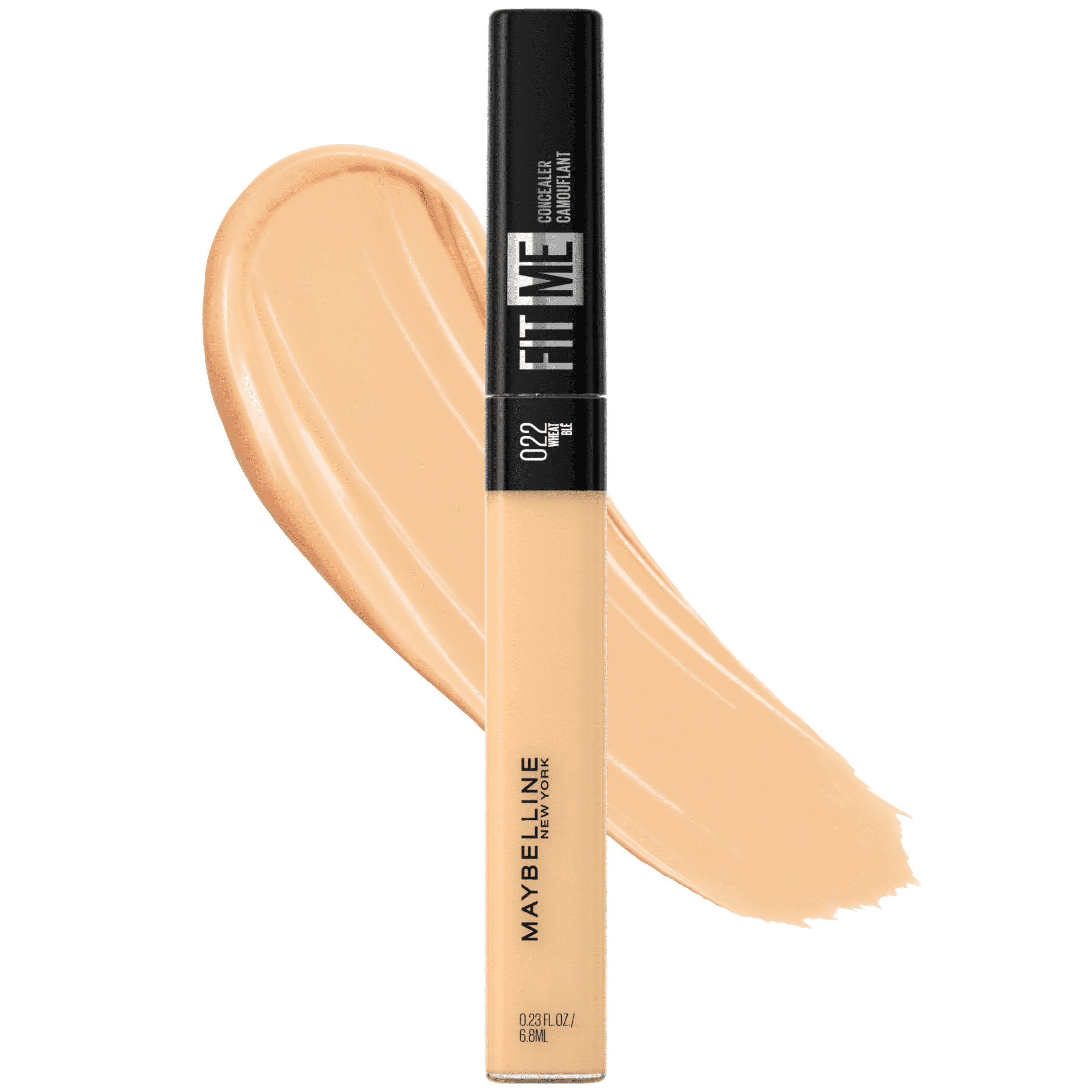 Maybelline Fit Me Liquid Concealer Makeup, Natural Coverage, Oil-Free, Wheat, 0.23 fl. oz.