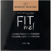 Maybelline Fit Me Loose Finishing Powder Makeup, Oil-Free, Deep, 0.7 oz