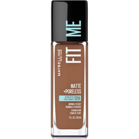 Maybelline Fit Me Matte + Poreless Liquid Foundation Makeup, Full Coverage, 362 Truffle, 1 fl oz