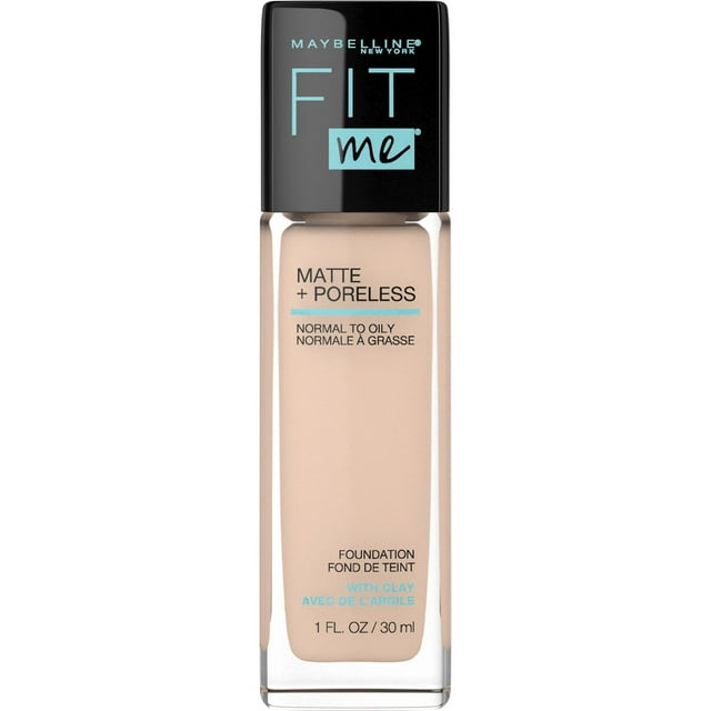 Maybelline Fit Me Matte + Poreless Liquid Foundation - Classic Ivory - 1 Oz