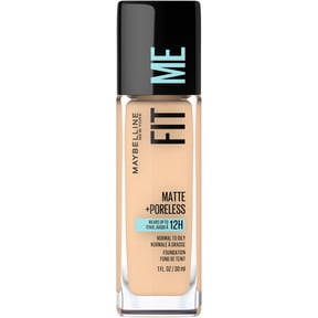 Maybelline Fit Me Matte + Poreless Liquid Foundation Makeup, Oil-Free, 120 Classic Ivory, 1 fl oz