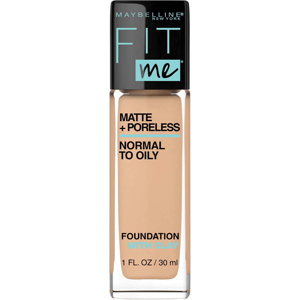 Maybelline Fit Me Matte + Poreless Liquid Foundation Makeup, 128 Warm Nude, 1 fl oz - image 1 of 11