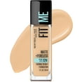 thumbnail interactive-video image 1 of Maybelline Fit Me Matte + Poreless Liquid Foundation Makeup, 128 Warm Nude, 1 fl oz, 1 of 8