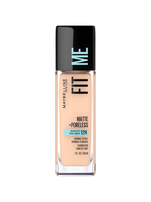 Fit Me Matte + Poreless Liquid Foundation Makeup, 228 Soft Tan, 1 fl oz