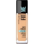 Maybelline Fit Me Matte + Poreless Liquid Foundation Makeup, 230 Natural Buff, 1 fl oz