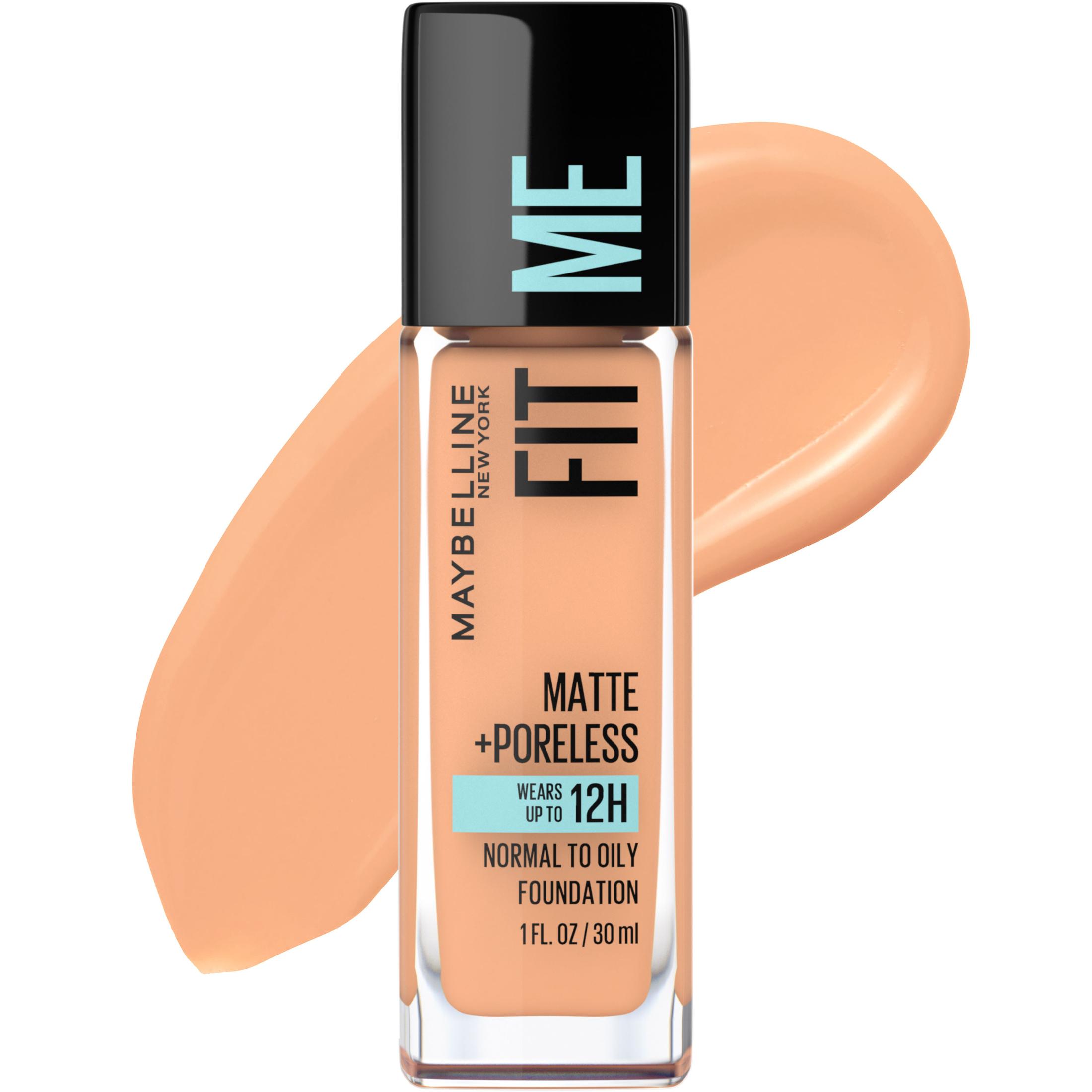 Maybelline Fit Me Matte + Poreless Liquid Foundation Makeup, 245 Classic Beige, 1 fl oz - image 1 of 10