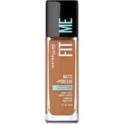 Maybelline Fit Me Matte + Poreless Liquid Foundation Makeup, 355 Coconut, 1 fl oz