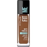 Maybelline Fit Me Matte + Poreless Liquid Foundation Makeup, Deep Golden, 1 fl. oz.