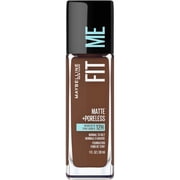Maybelline Fit Me Matte + Poreless Liquid Foundation Makeup, 375 Java, 1 fl oz