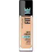Maybelline Fit Me Matte + Poreless Liquid Foundation Makeup, Oil-Free, 222 True Beige, 1 fl oz