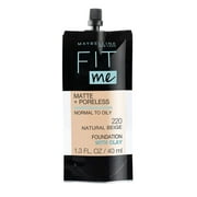 Maybelline Fit Me Matte + Poreless Liquid Foundation, Normal To Oily, 220 Natural Beige