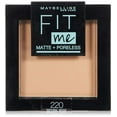 thumbnail image 1 of Maybelline Fit Me Matte and Poreless Powder, 30 ml, Number 220, Natural Beige, 1 of 3