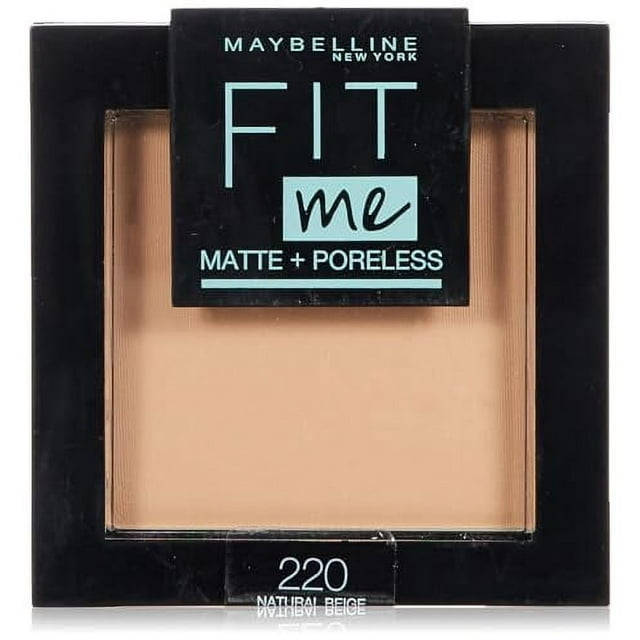 Maybelline Fit Me Matte and Poreless Powder, 30 ml, Number 220, Natural Beige