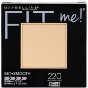 Maybelline Fit Me Set + Smooth Powder, Natural Beige, 0.3 oz.