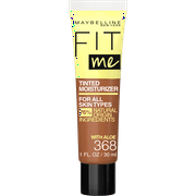 Maybelline Fit Me Tinted Moisturizer, Natural Coverage, Face Makeup, 368, 1 fl. oz.