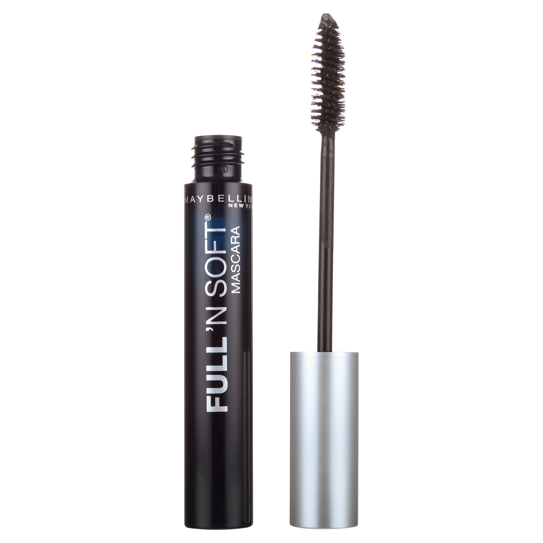 Maybelline Full N Soft Mascara Black .16 Oz, Pack of 6