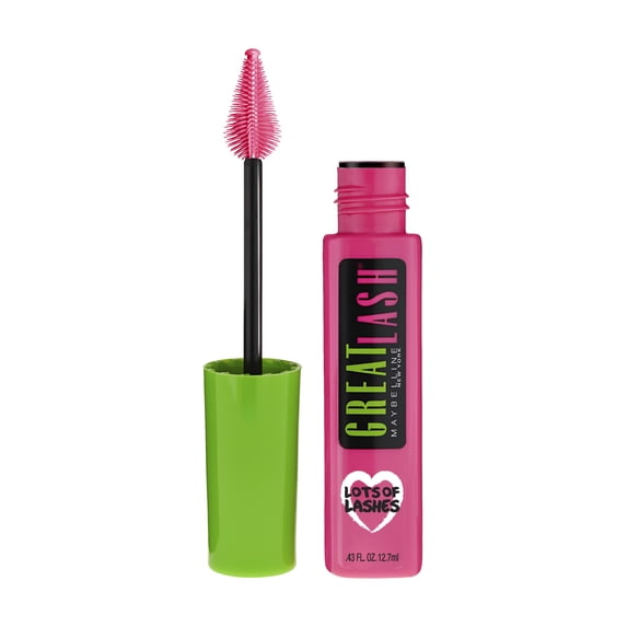 Maybelline Great Lash Lots Of Lashes Washable Mascara, Blackest Black