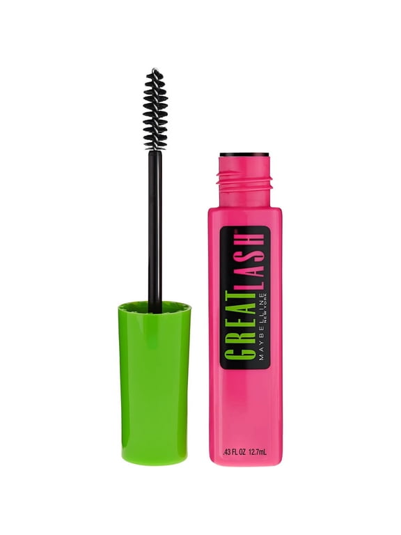 Great Lash Volumizing Lengthening Washable Mascara, Brownish Black, 0.43 fl oz