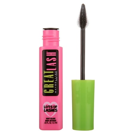 Maybelline Great Lash Lots of Lashes Washable Mascara, Very Black