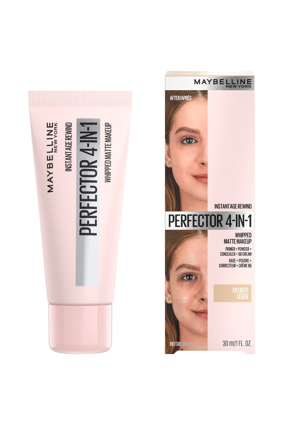 Instant Age Rewind 4-In-1 Matte Foundation Makeup, Light, 1 fl oz
