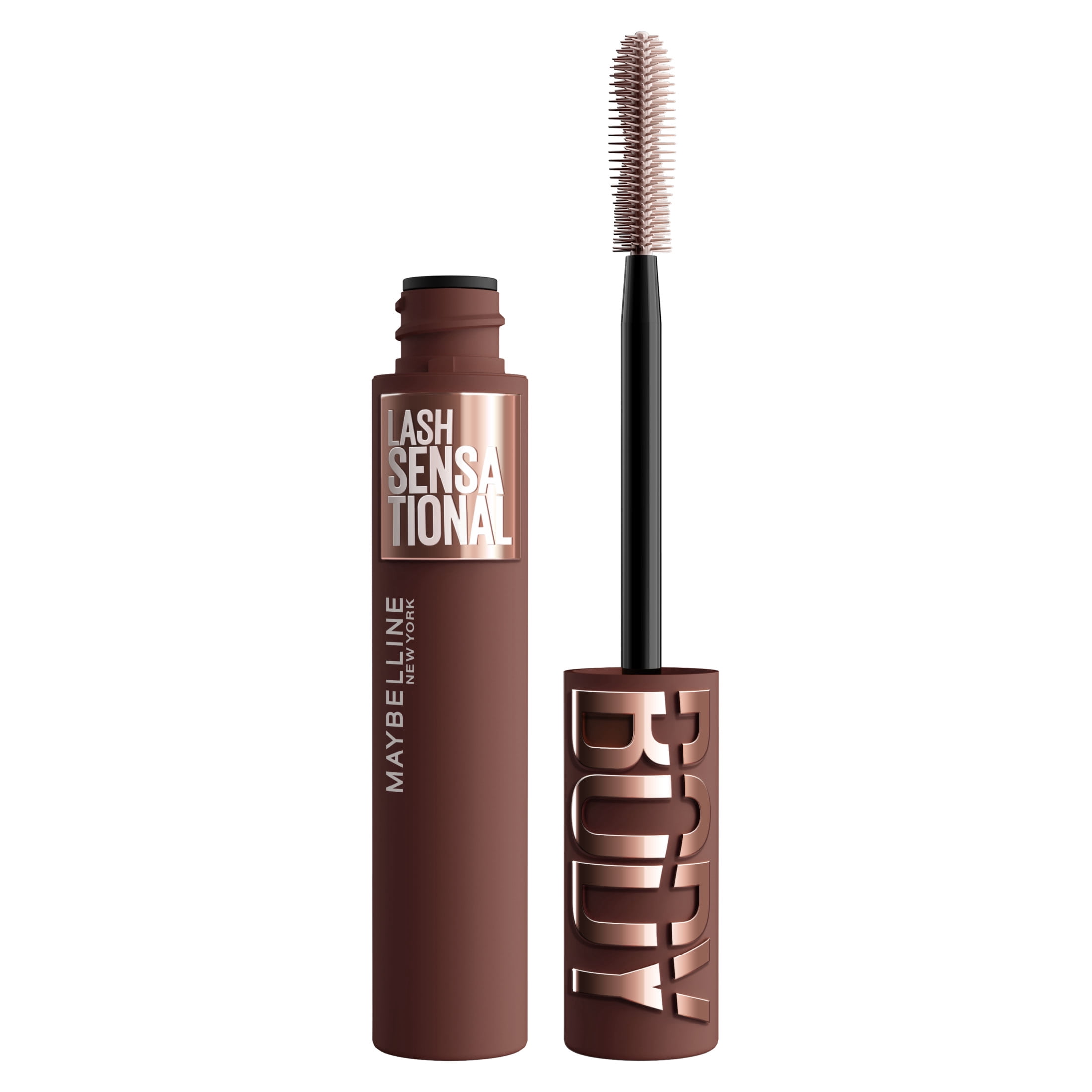 Maybelline Lash Sensational Body Washable Mascara Makeup, Mocha Brown, 0.3 fl oz