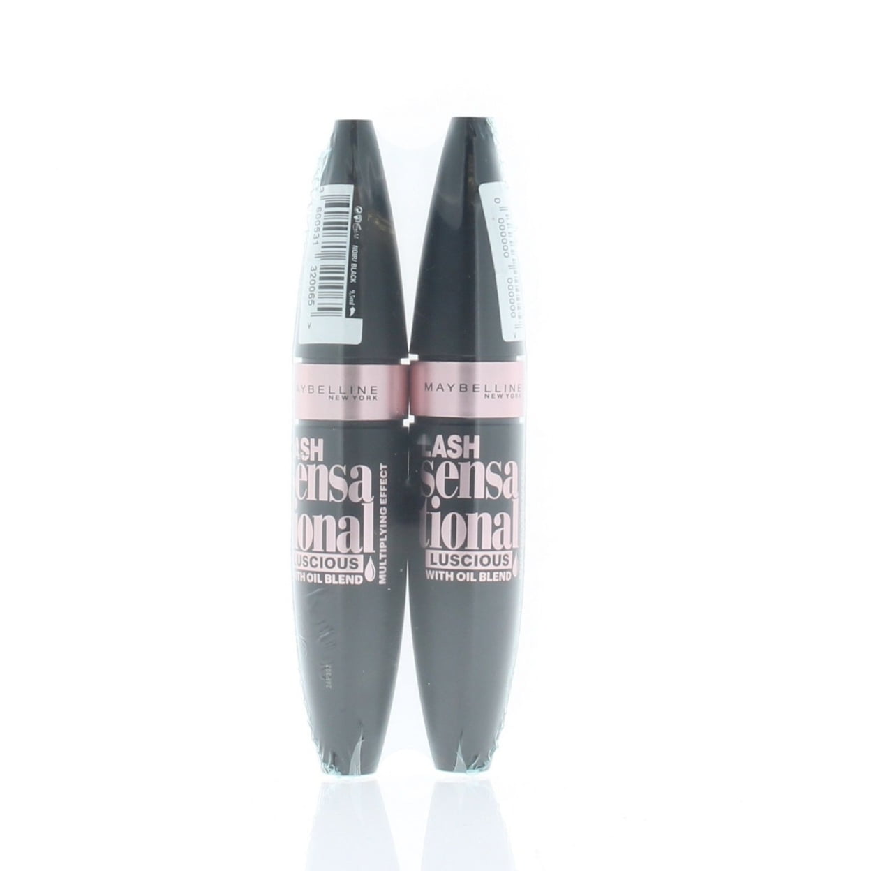 Maybelline Lash Sensational with Pack) Luscious 9.5ml Oil (2 Black Blend
