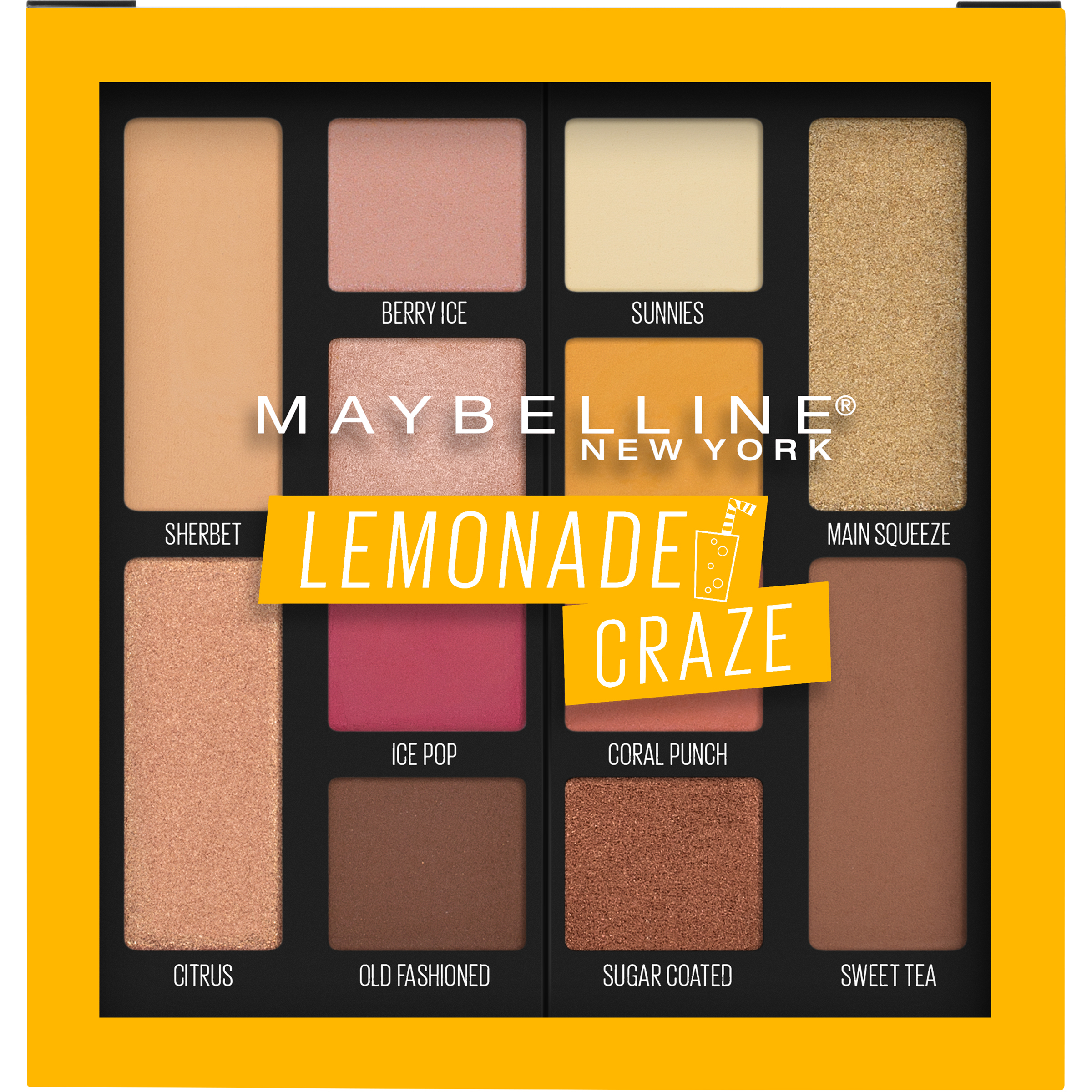Maybelline Lemonade Craze Eyeshadow Palette Makeup, Lemonade Craze, 0.26 oz. - image 1 of 13