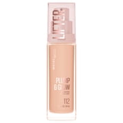 Maybelline Lifter Plump & Glow Foundation, Hyaluronic Acid, 112 Neutral, 1 Piece