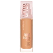 Maybelline Lifter Plump & Glow Foundation, Hyaluronic Acid, 210 Neutral, 1 Piece