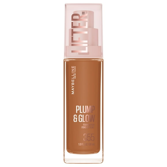 Maybelline Lifter Plump & Glow Foundation, Hyaluronic Acid, 355 Cool, 1 Piece