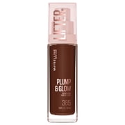 Maybelline Lifter Plump & Glow Foundation, Hyaluronic Acid, 385 Cool, 1 Piece