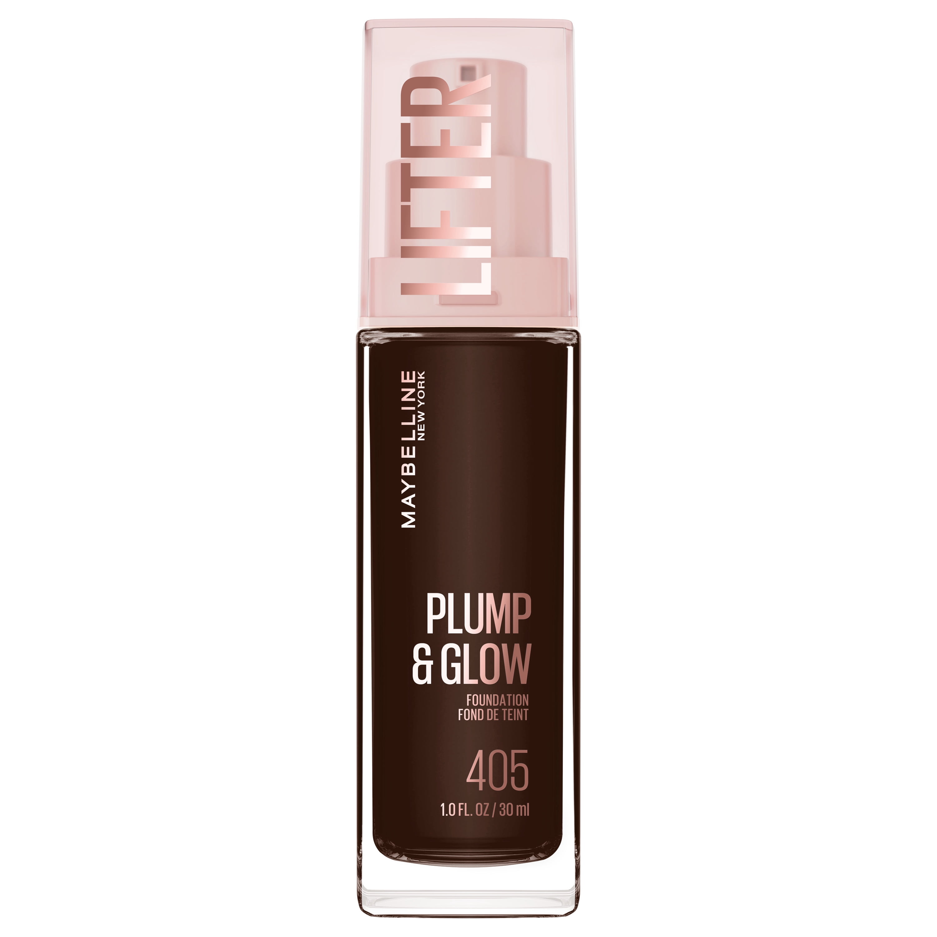 Maybelline Lifter Plump & Glow Foundation, Hyaluronic Acid, 405 Cool, 1 Piece