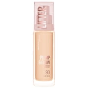 Maybelline Lifter Plump & Glow Foundation, Hyaluronic Acid, 90 Neutral, 1 Piece