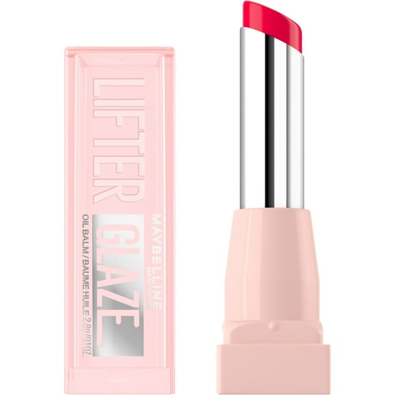 Maybelline Lifter Glaze Hydrating Lip Gloss Oil Balm with Hydrating Oil Blend, Cherry Swirl, 0.1 oz