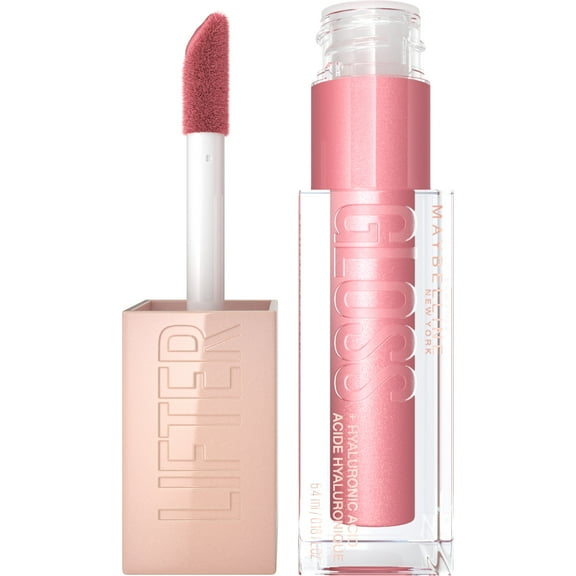Maybelline Lifter Gloss Lip Gloss Makeup with Hyaluronic Acid, Brass