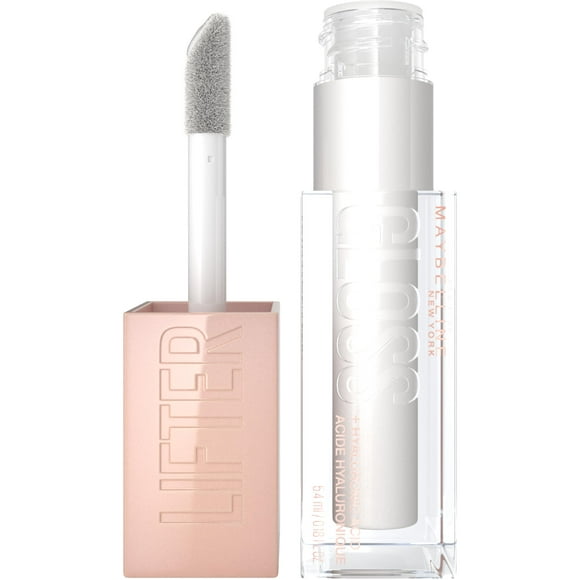 Maybelline Lifter Gloss Lip Gloss Makeup with Hyaluronic Acid, Pearl