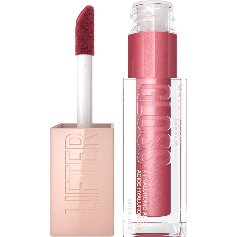 Maybelline Lifter Gloss Lip Gloss Makeup with Hyaluronic Acid, Moon