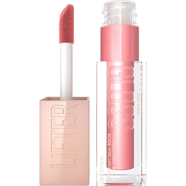 Maybelline Lifter Gloss Lip Gloss Makeup with Hyaluronic Acid, Silk