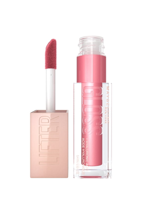 Lifter Gloss Lip Gloss Makeup with Hyaluronic Acid, Hydrating Liquid Lip Color, 05 Petal