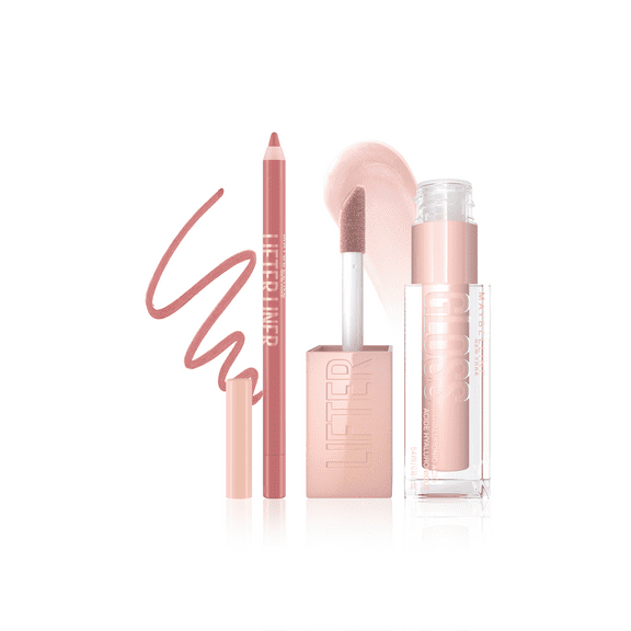 Maybelline Lifter Set, Line Leader Lip Liner & Ice Gloss, Glosses